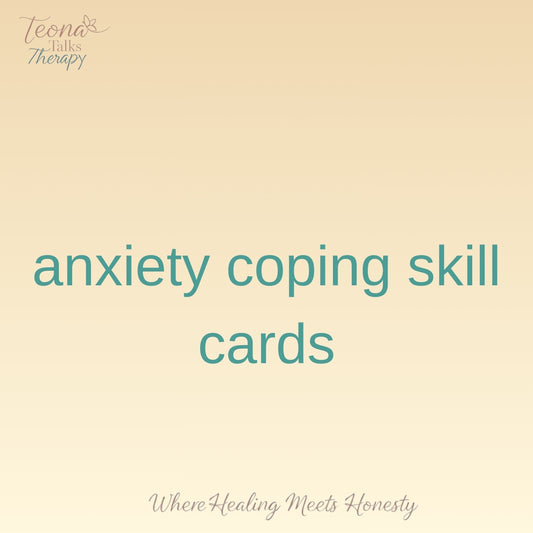 Anxiety Coping Cards
